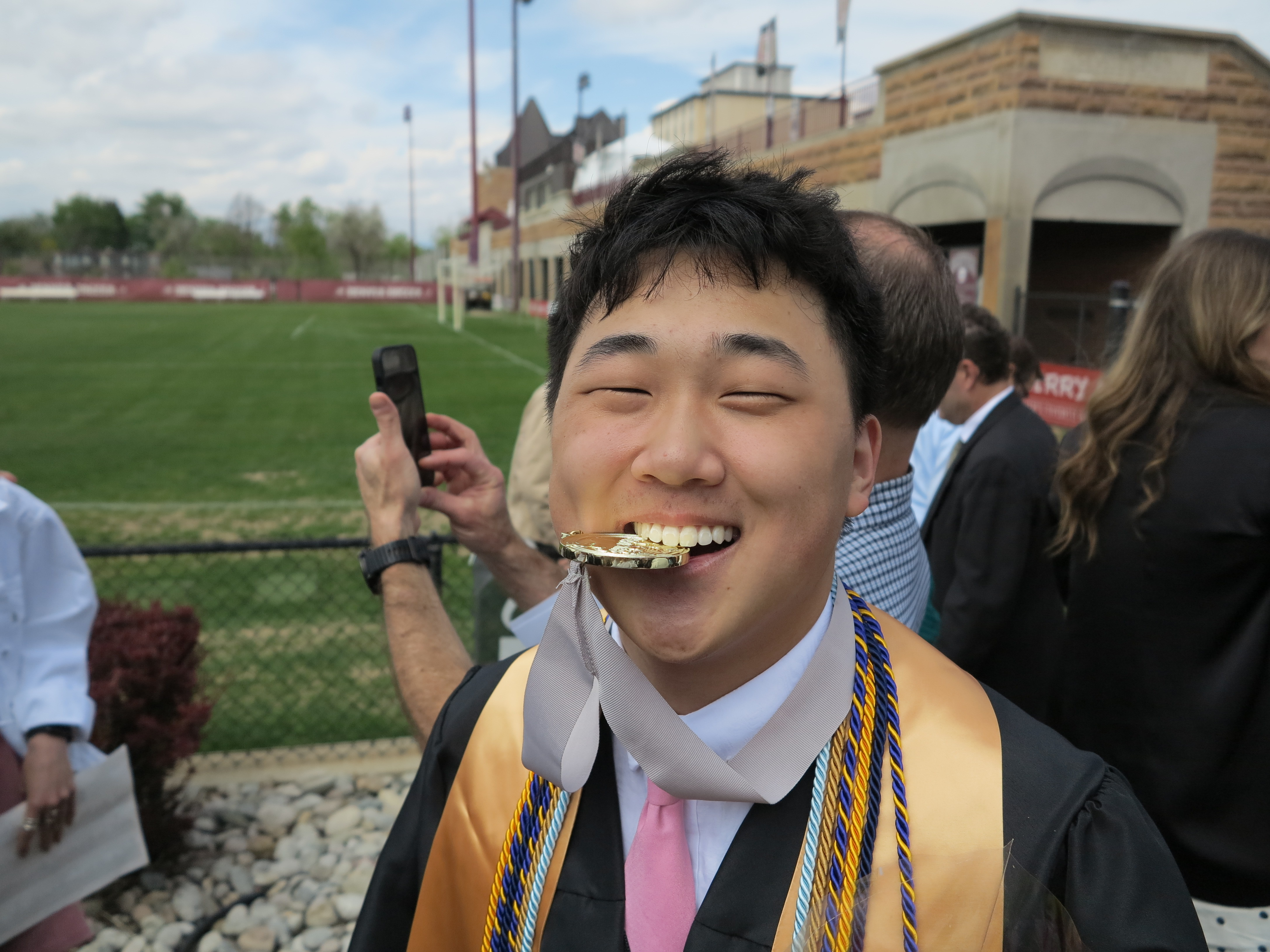 Anthony at graduation